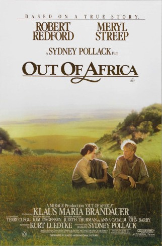 아웃 오프 아메리카(Out of Africa) 영화 포스터, 유니버설 픽처스(UNIVERSAL PICTURES)