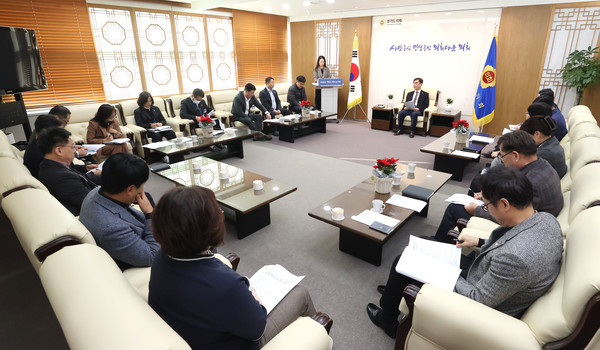 경기도의회 대책회의 모습